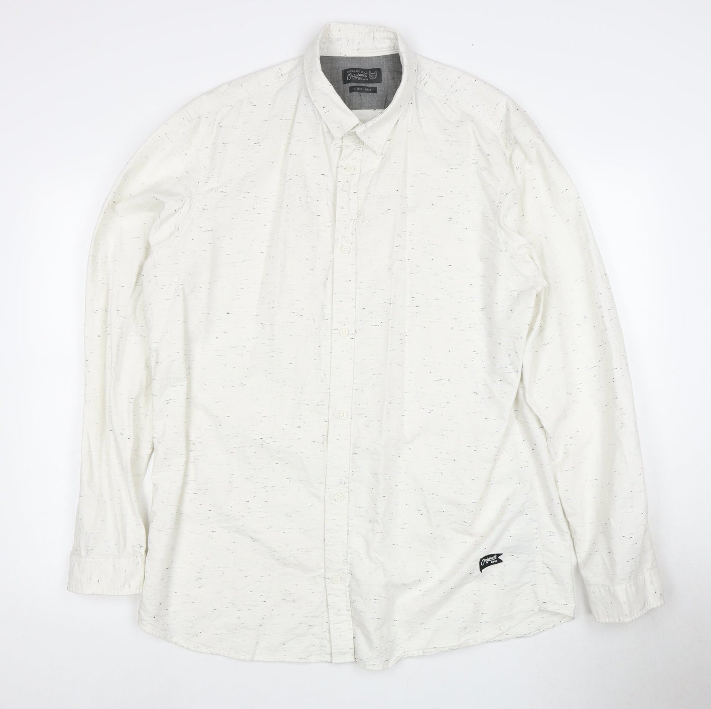 Jack & Jones Men's XL White Dress Shirt