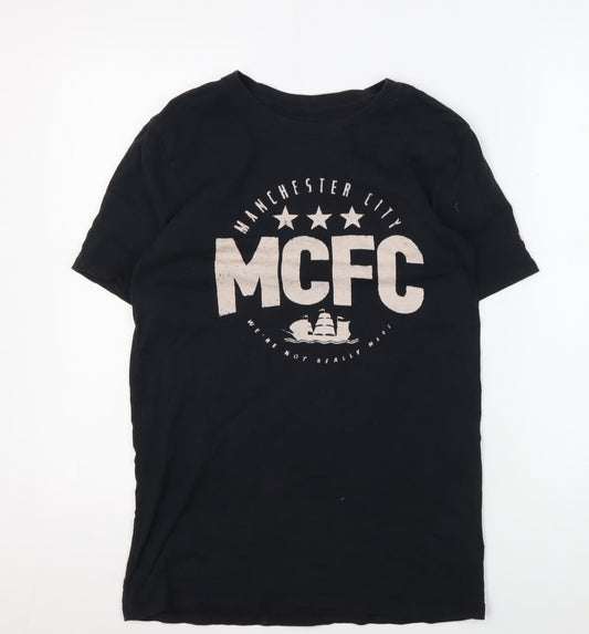 Mens UK Size S Nike Black Cotton T-Shirt