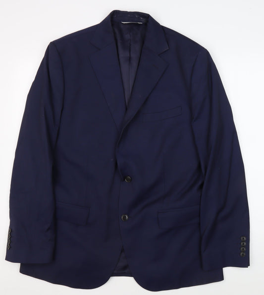 Moss 1851 Men's Blue Blazer 42 Regular Fit