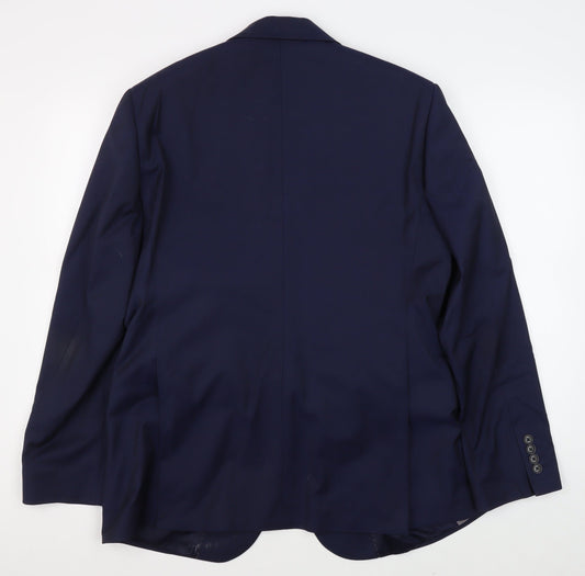 Moss 1851 Men's Blue Blazer 42 Regular Fit