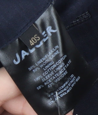 Jaeger Men's Blue Check Blazer 40S