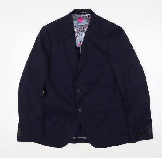 Ted Baker Men's Blue 38R Suit Jacket - Classic Elegance