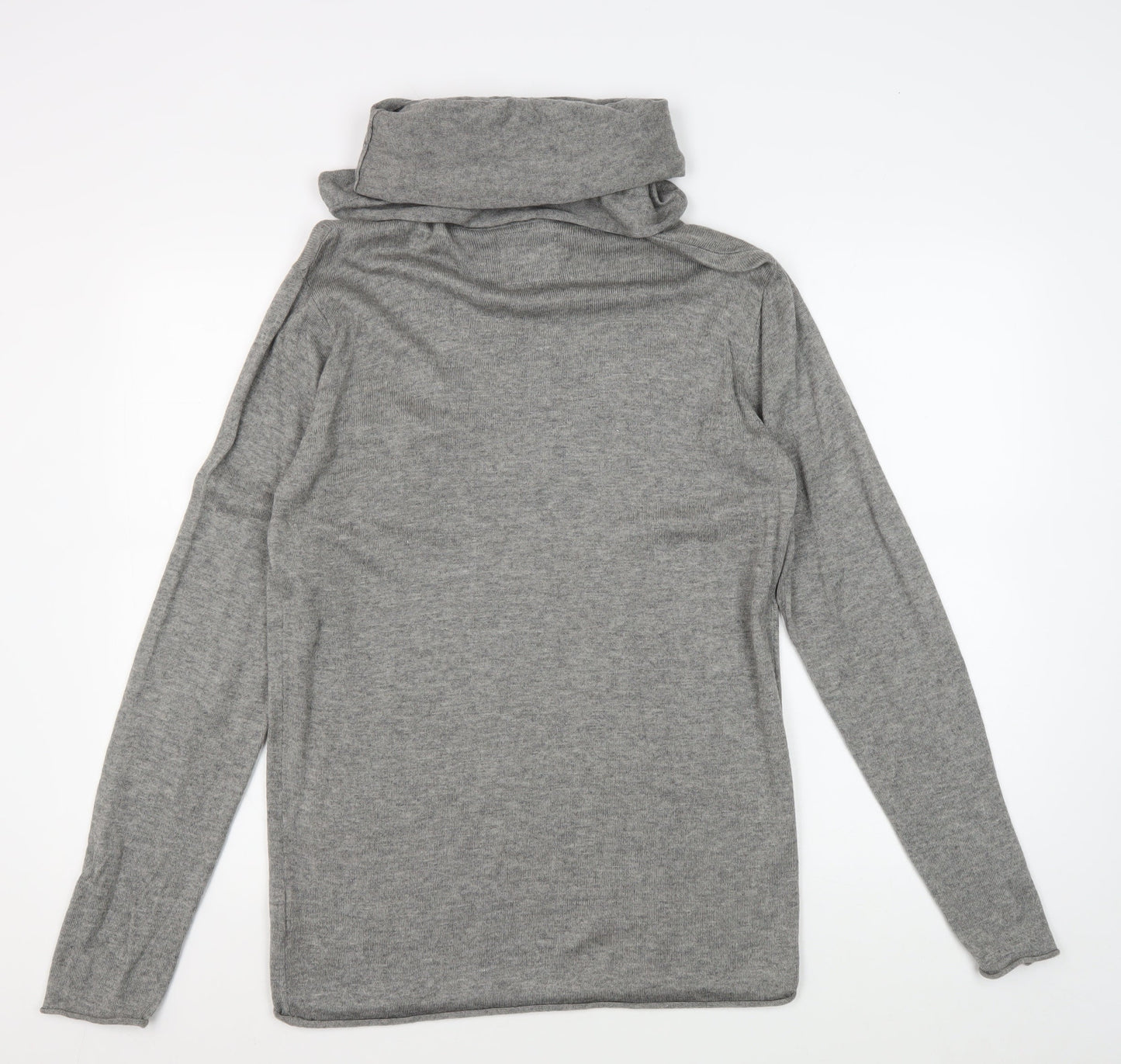 Firetrap Men's Grey Roll Neck Pullover Jumper - Large