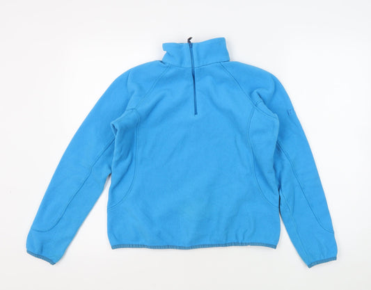 Berghaus Women’s Blue Fleece Sweatshirt S, 1/4 Zip, Casual