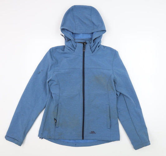 Trespass Women's Blue Soft Shell Jacket UK 12