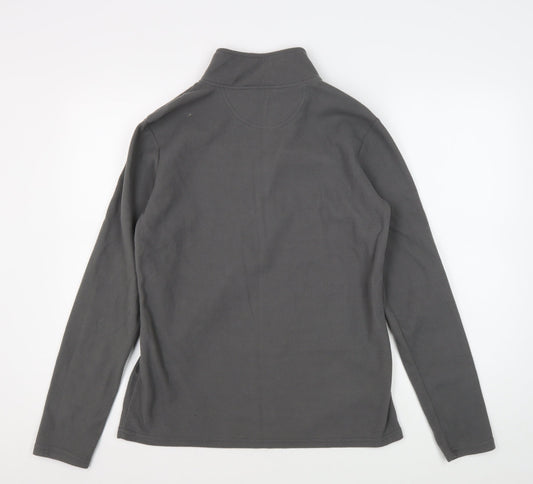 Peter Storm Women Grey 1/4 Zip Pullover Sweatshirt Size 14