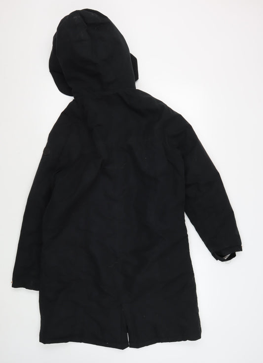 Trespass Women's Black Waterproof Parka - Size S