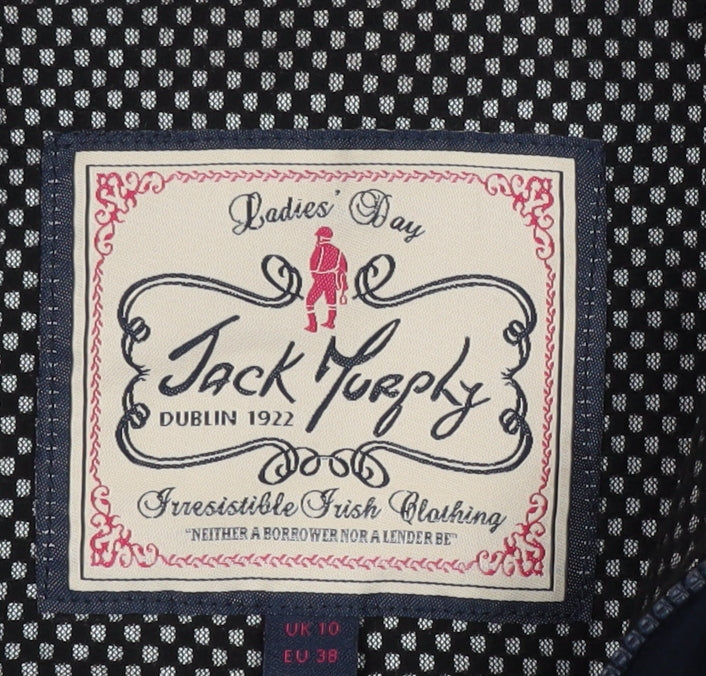 Jack Murphy Women's Classic Blue Fleece Jacket, Size 10