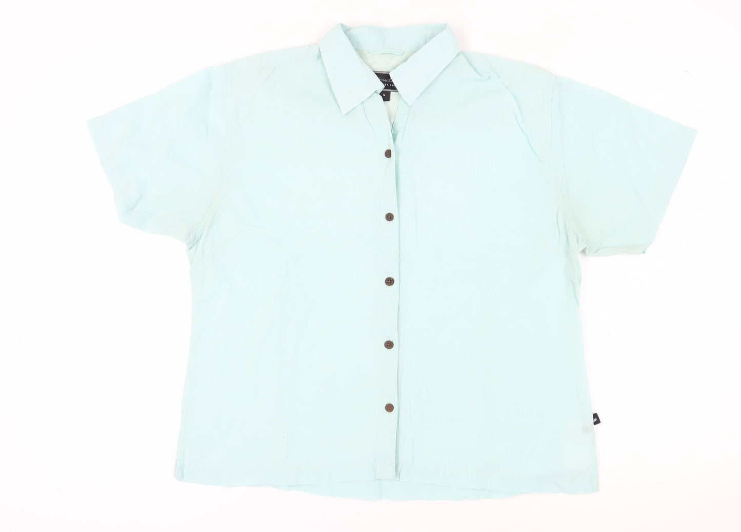 Mountainlife Women's Green Button-Up Shirt Size 16