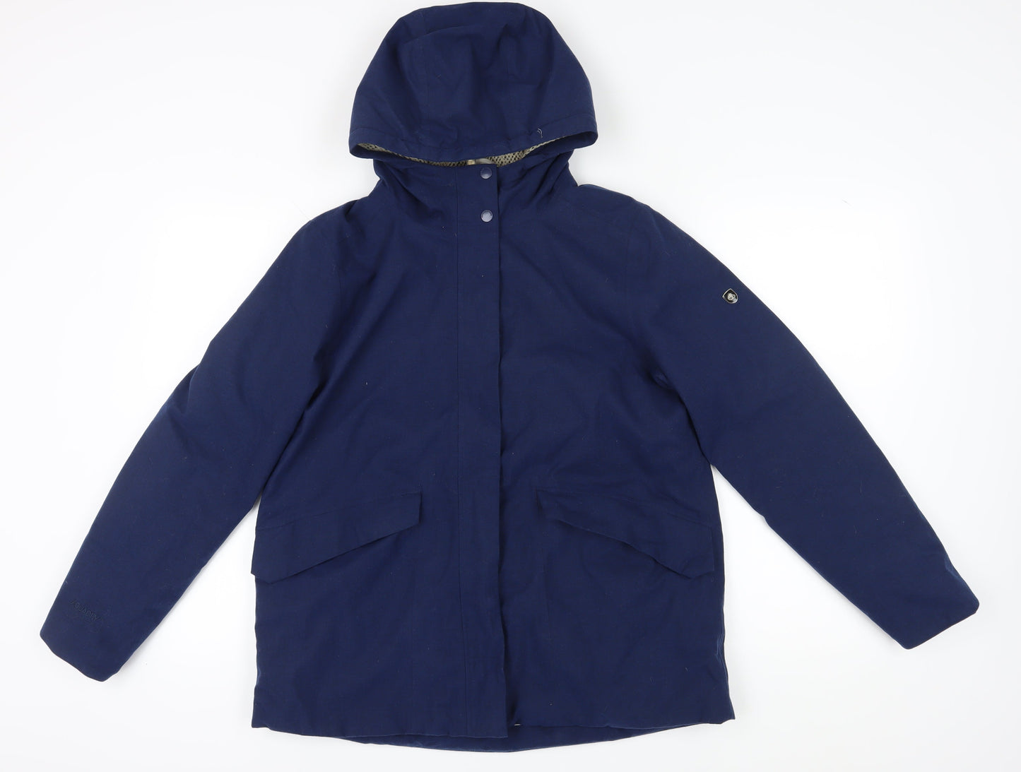 Craghoppers Women's Blue Waterproof Parka Jacket Size 12