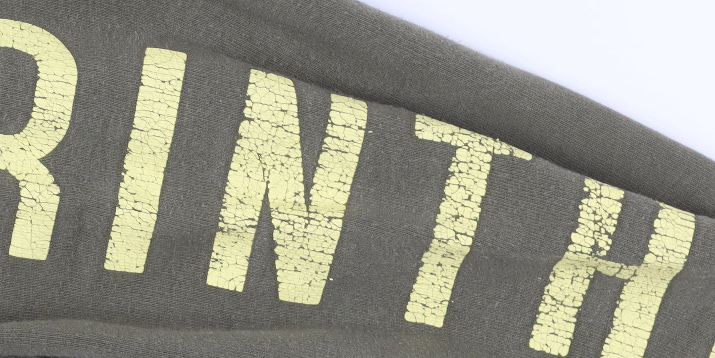 Jack Wills Women's Green Hoodie Size 10 Pullover
