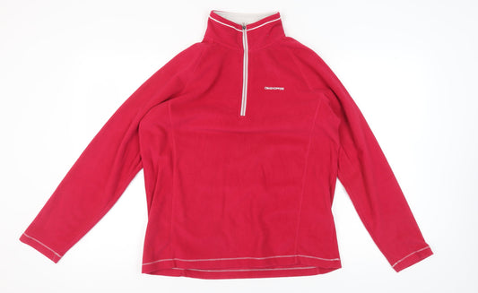 Craghoppers Women's Red Fleece Pullover Size 14