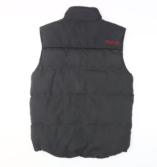 Slazenger Men's Black Puffer Waistcoat M - Sports Outdoor