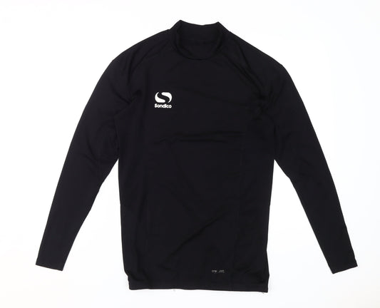 Sondico Men's Black Gym Top Long Sleeve L Pullover