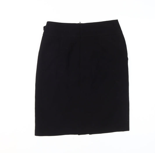Warehouse Women's Black Pencil Skirt Size 8 Elegant Workwear