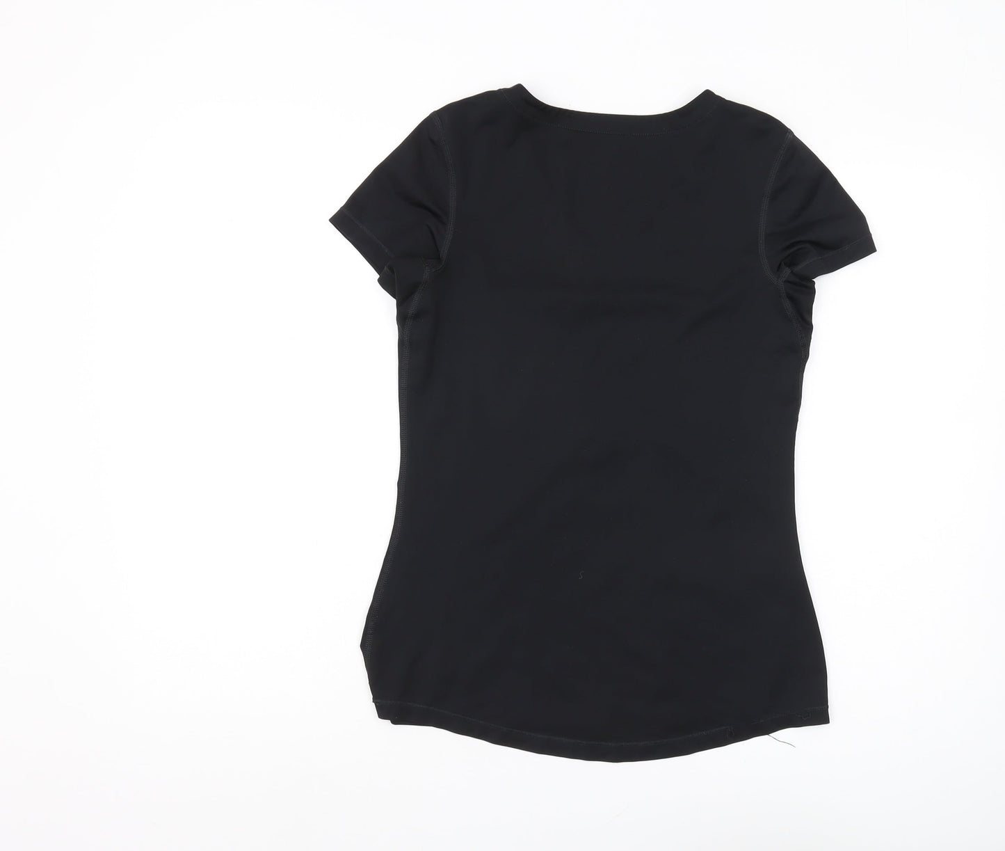 Nike Women's Black Slim Fit Active T-Shirt, M