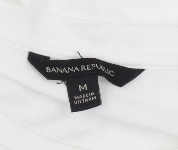 Banana Republic Women's White T-Shirt M