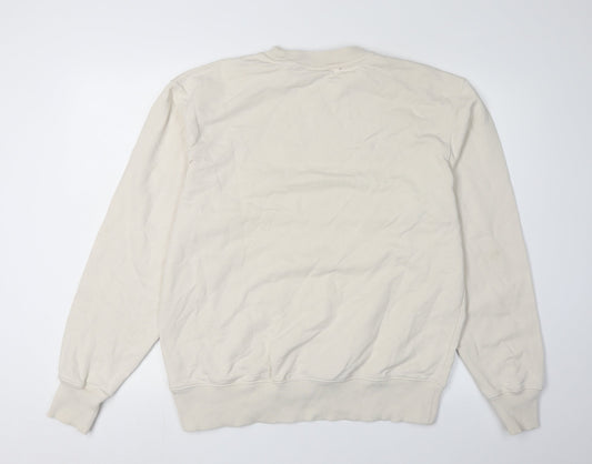 Dickies Men’s Beige Crew Neck Sweatshirt Size M