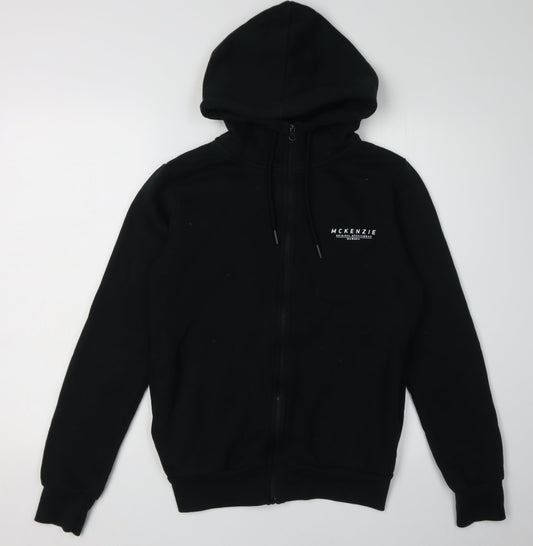 McKenzie Men's Black Full Zip Hoodie Size S