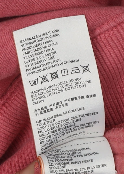 Superdry Women's Red Pullover Hoodie Size 10