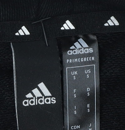 Adidas Unisex Black Hoodie S Pullover Sports Logo