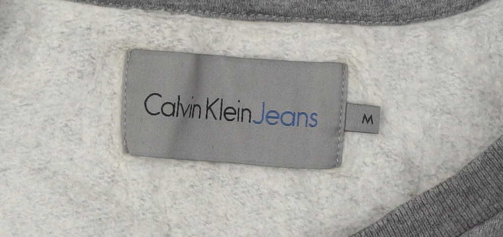 Calvin Klein Men's Grey Pullover Sweatshirt M