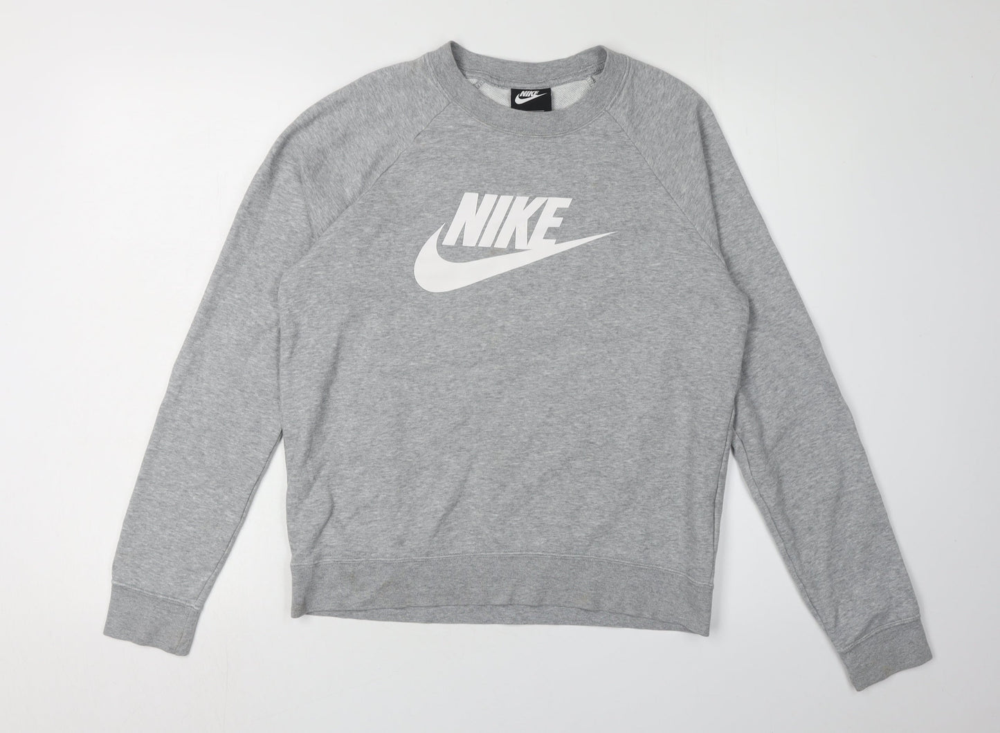 Nike Unisex Grey Pullover Sweatshirt S