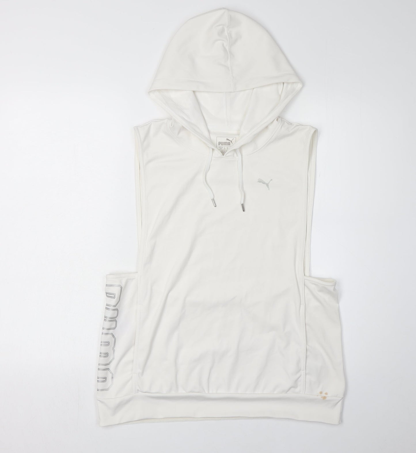 Puma Women's White Hooded Vest Size 12