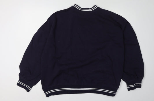NFL Unisex Black M Pullover Sweatshirt with Logo