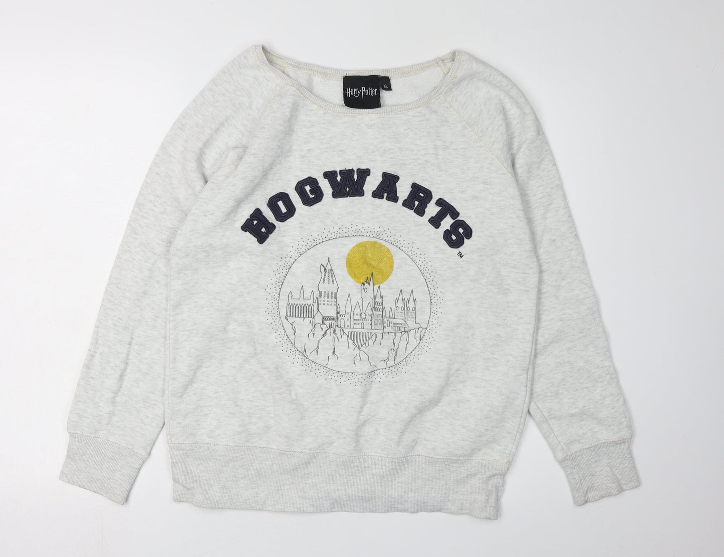 Harry Potter Unisex Grey XL Logo Sweatshirt Pullover