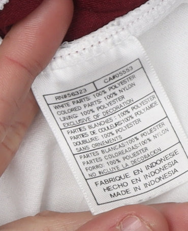 Nike Men's 2XL White Tank Jersey Style Gym Top