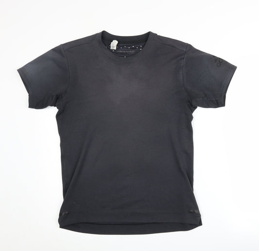 Additional front view of Adidas Women's Black Sporty T-Shirt, size S, Athletic