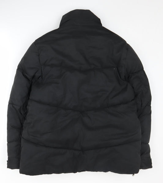 ASOS Women's Black Puffer Jacket S Regular Fit