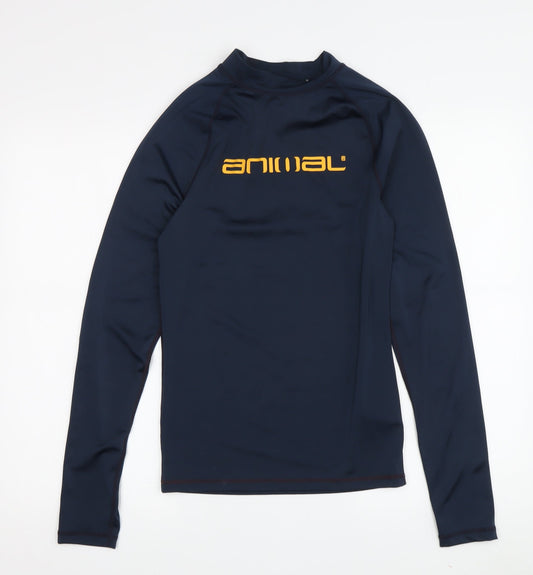 Animal Men's Blue XS Basic Long Sleeve T-Shirt