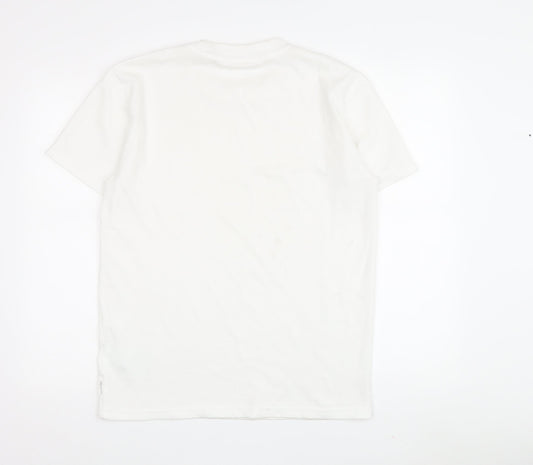 Hollister Men's White XS Relaxed Fit T-Shirt