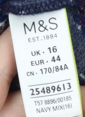 Marks and Spencer Women's Geometric Skirt, Size 16