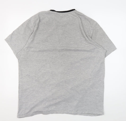 Star Wars Mandalorian Grey XL Men's T-Shirt