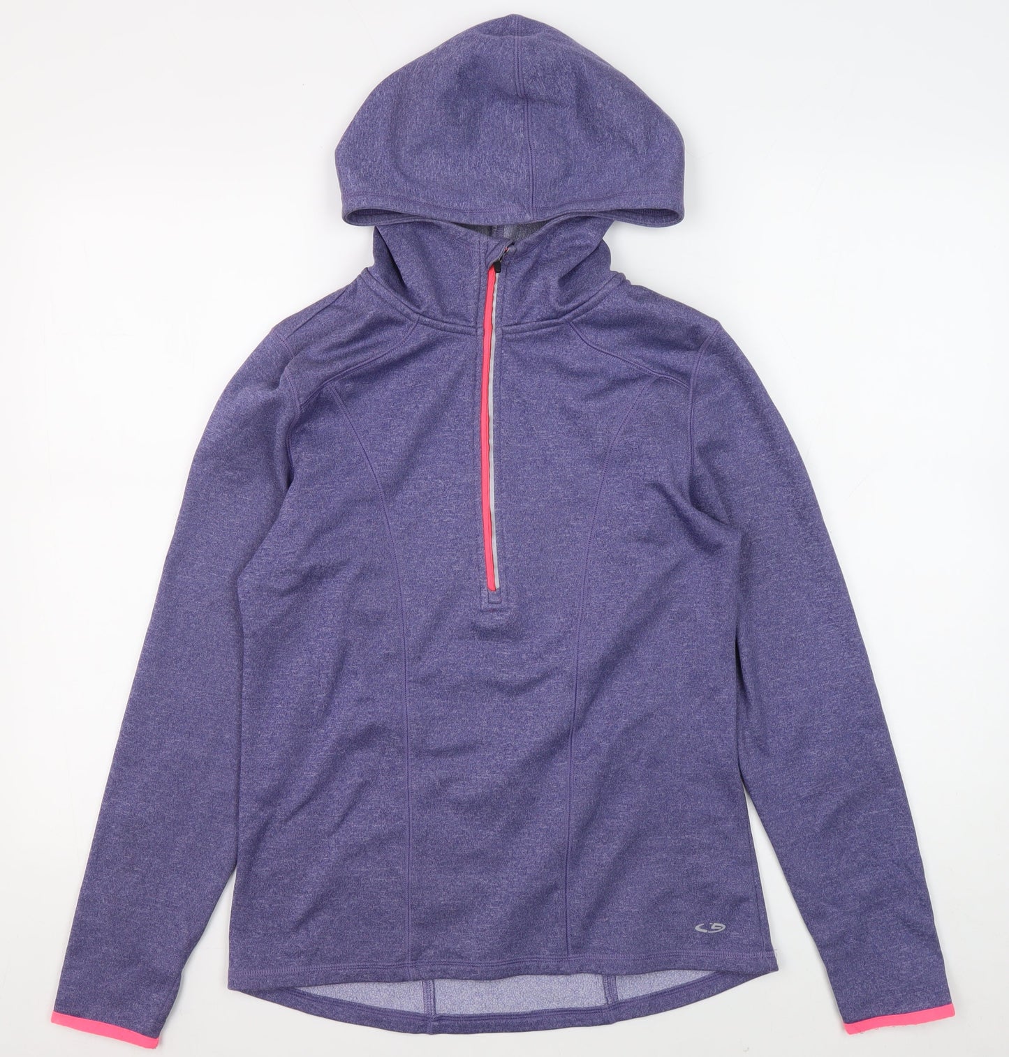 Champion Women's Purple 1/4 Zip Hoodie