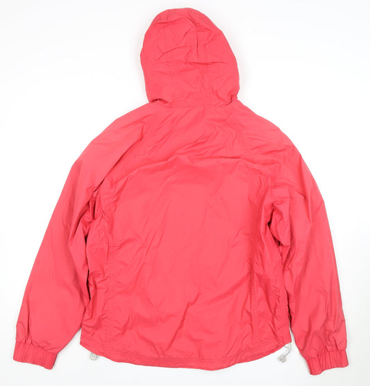 Trespass Women's Red Waterproof Rain Coat Jacket