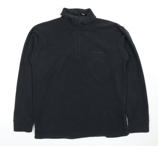 Trespass Men's Black Fleece Pullover S