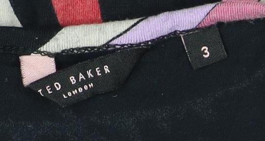 Ted Baker Women's Multicoloured Wrap Blouse M