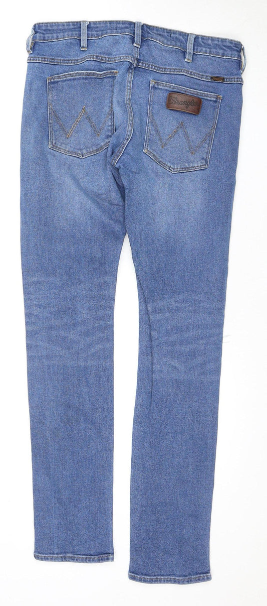 Wrangler Women's Straight Blue Jeans M