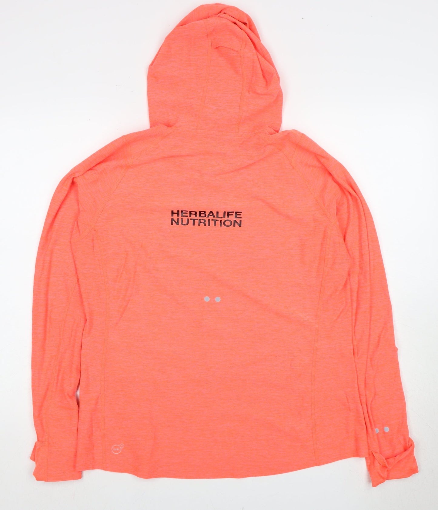 Puma Unisex Orange Hooded Pullover, Size 16, Long Sleeve