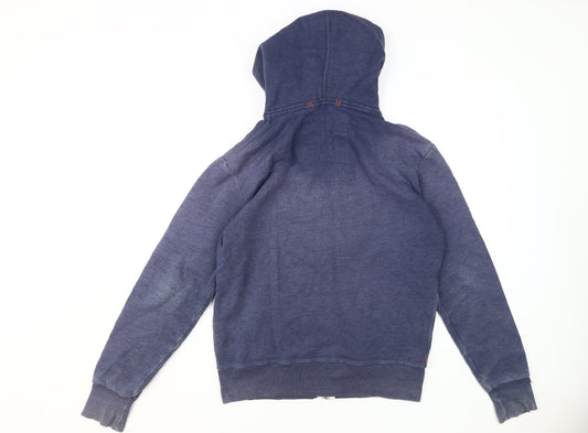 Superdry Men's Blue Full Zip Hoodie M