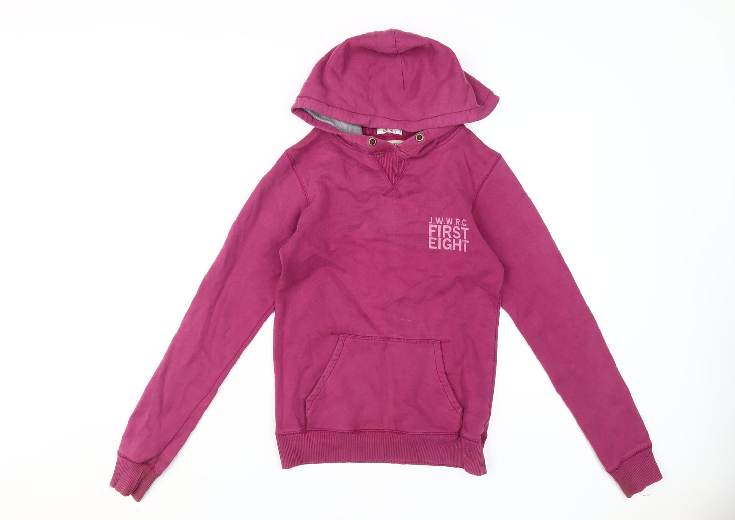 Jack Wills Women's Pink Pullover Hoodie Size 8