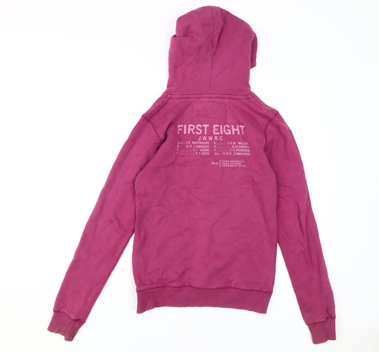Jack Wills Women's Pink Pullover Hoodie Size 8
