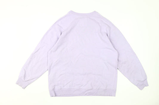 Hollister Men’s Purple Graphic Pullover Sweatshirt S