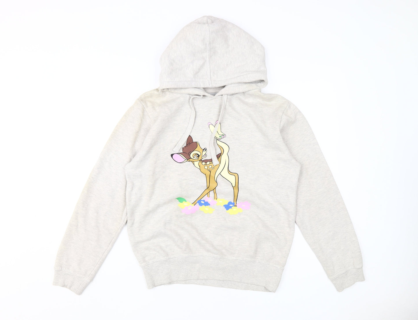 Disney Women's Beige Hoodie Size 12 Bambi Design