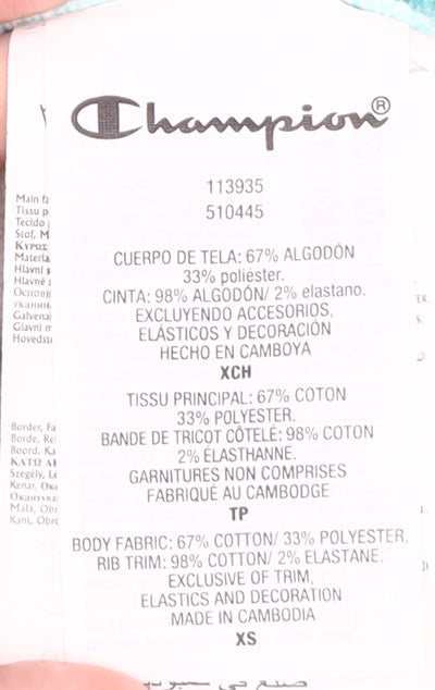 Champion Women’s Blue XS Tie-Dye Pullover Sweatshirt