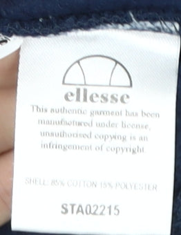 Ellesse Men's Blue Pullover Sweatshirt XS Sports Logo